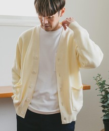 ハードニットカーディガン