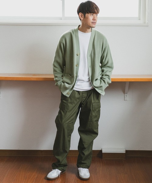 URBAN RESEARCH DOORS（アーバンリサーチドアーズ）の「ハードニットカーディガン（カーディガン/ボレロ・メンズ・ホワイト/ネイビー/グリーン系その他/オレンジ・MEDIUM/LARGE）」の20枚目の写真