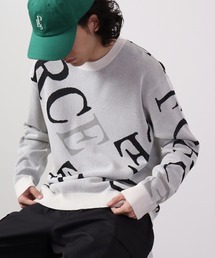 EVOLUTION（エボリューション）の「Jacquard crew-neck knit sweater / ジャガード クルーネックニットセーター unisex（ニット/セーター）」