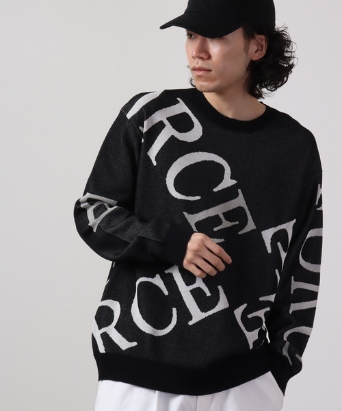 【セール】Jacquard crew-neck knit sweater / ジャガード クルーネックニットセーター unisex（ニット/セーター）｜EVOLUTION（エボリューション）