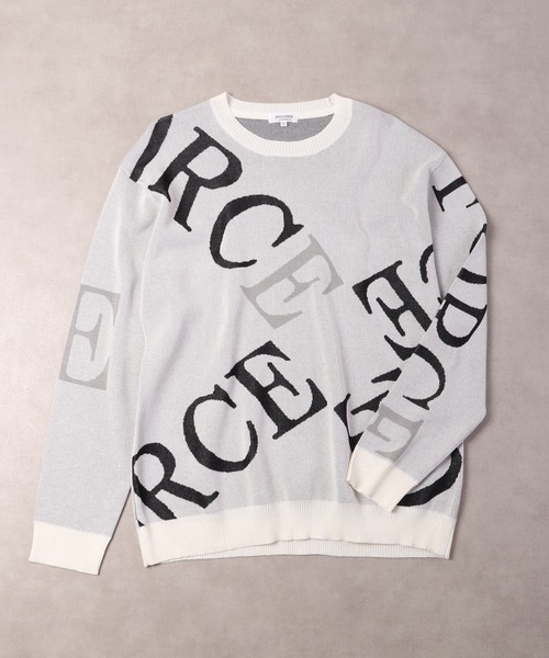 【セール】Jacquard crew-neck knit sweater / ジャガード クルーネックニットセーター unisex（ニット/セーター）｜EVOLUTION（エボリューション）