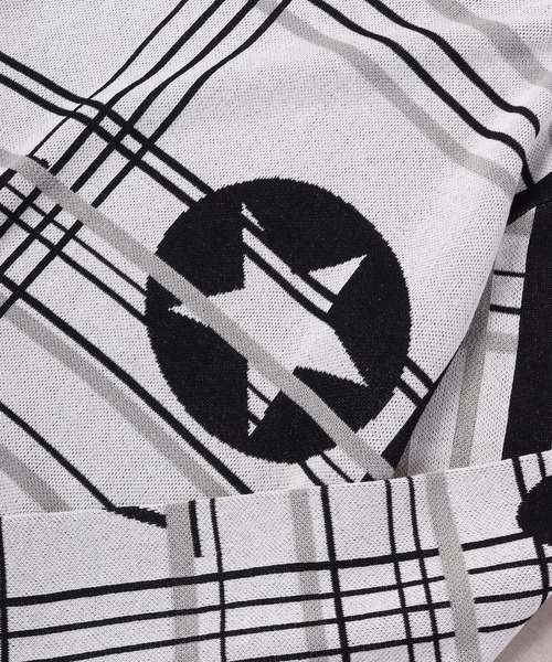 【セール】Jacquard crew-neck knit sweater / ジャガード クルーネックニットセーター unisex（ニット/セーター）｜EVOLUTION（エボリューション）