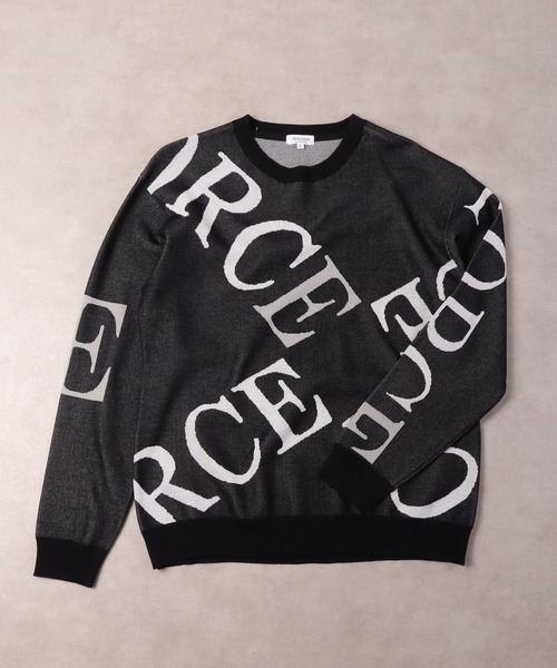 【セール】Jacquard crew-neck knit sweater / ジャガード クルーネックニットセーター unisex（ニット/セーター）｜EVOLUTION（エボリューション）