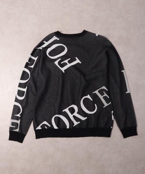 【セール】Jacquard crew-neck knit sweater / ジャガード クルーネックニットセーター unisex（ニット/セーター）｜EVOLUTION（エボリューション）