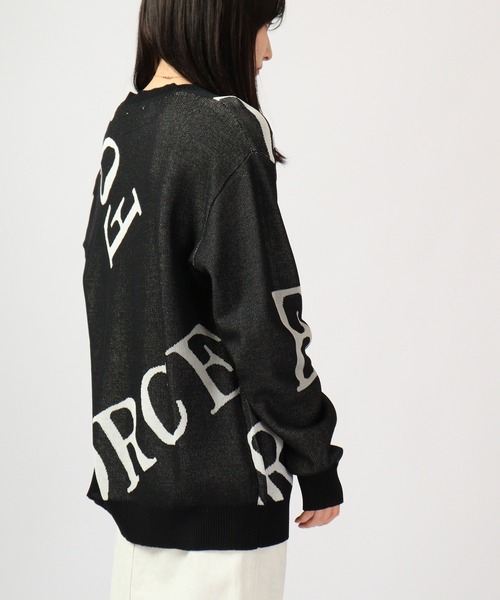 【セール】Jacquard crew-neck knit sweater / ジャガード クルーネックニットセーター unisex（ニット/セーター）｜EVOLUTION（エボリューション）