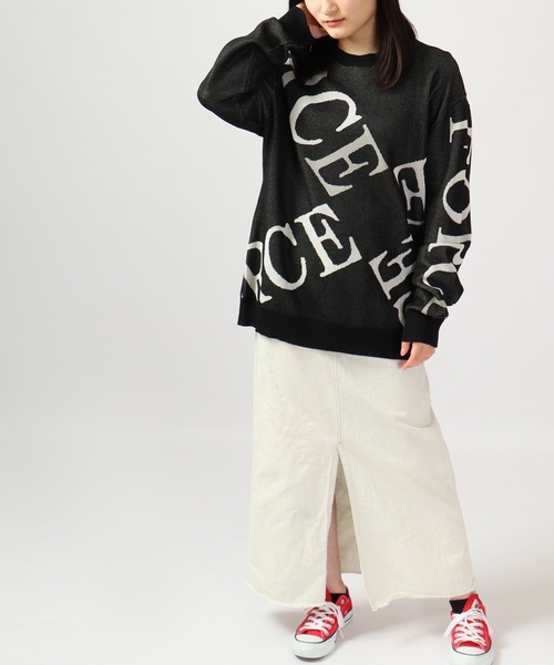 【セール】Jacquard crew-neck knit sweater / ジャガード クルーネックニットセーター unisex（ニット/セーター）｜EVOLUTION（エボリューション）