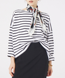 【Le minor/ルミノア】別注 ボーダーカットソー