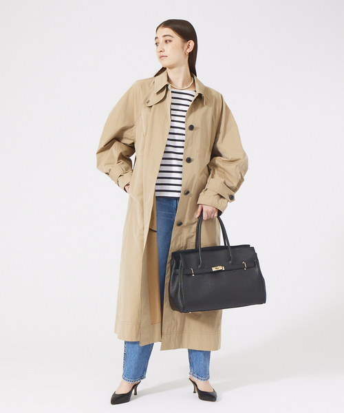 Rouge vif（ルージュヴィフ）の「【Le minor/ルミノア】別注 ボーダーカットソー（Tシャツ/カットソー・レディース・ブラック・フリー）」の5枚目の写真