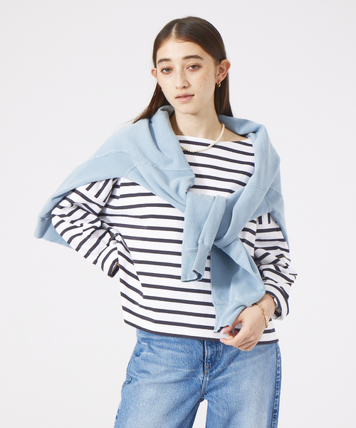 Le minor/ルミノア】別注 ボーダーカットソー（Tシャツ