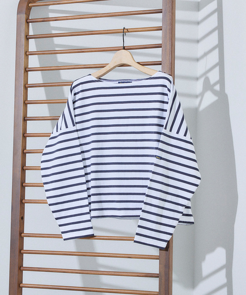 Le minor/ルミノア】別注 ボーダーカットソー（Tシャツ