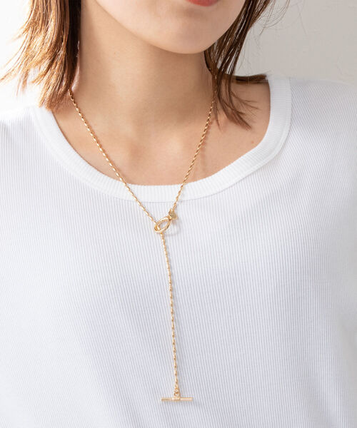 NOLLEY’S（ノーリーズ）の「ライスボールY字2wayネックレス（ネックレス・レディース・シルバー/ゴールド・FREE）」の9枚目の写真