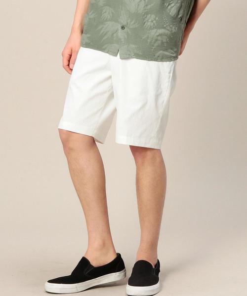 BEAUTY&YOUTH UNITED ARROWS(ビューティーアンドユースユナイテッドアローズ)の「BY テック チノ ノープリーツ ショートパンツ◆(その他パンツ・メンズ・ホワイト/ナチュラル/オリーブ/ネイビー・SMALL/X-LARGE/MEDIUM/LARGE)」の1枚目の写真