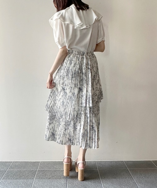 one way（ワンウェイ）の「アシメプリーツスカート（スカート・レディース・ホワイト系その他/ブラック/ホワイト/ベージュ・FREE）」の17枚目の写真