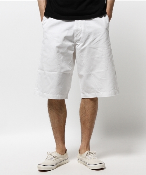 WEGO(ウィゴー)の「WEGO/ワイドチノショーツ(チノパンツ・メンズ・ブラック/ホワイト/レッド/ベージュ/ロイヤルブルー・MEDIUM/LARGE)」の16枚目の写真