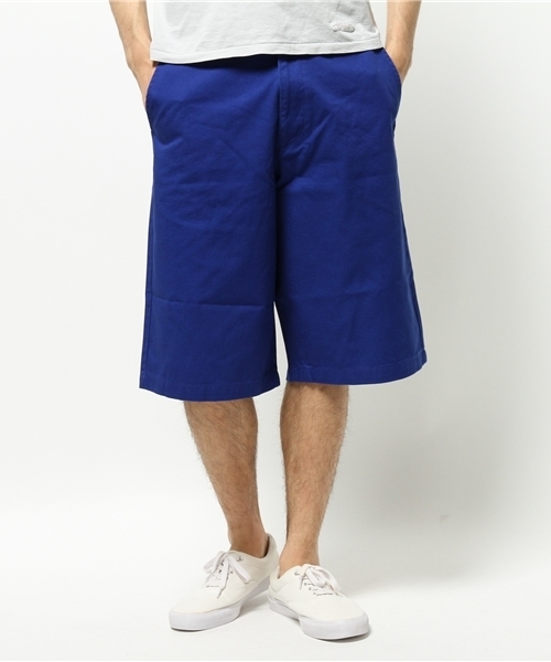 WEGO(ウィゴー)の「WEGO/ワイドチノショーツ(チノパンツ・メンズ・ブラック/ホワイト/レッド/ベージュ/ロイヤルブルー・MEDIUM/LARGE)」の19枚目の写真