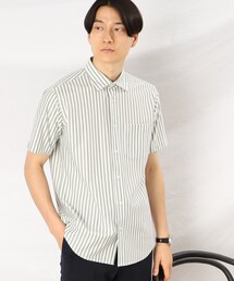 TAKEO KIKUCHI（タケオキクチ）の「◆【マルデオリ】 ストライプ ジャージ シャツ（シャツ/ブラウス）」