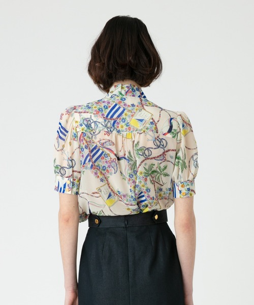 LOULOU WILLOUGHBY（ルルウィルビー）の「【LOULOU WILLOUGHBY】フローラルマリンブラウス（シャツ/ブラウス・レディース・ベージュ・2）」の13枚目の写真