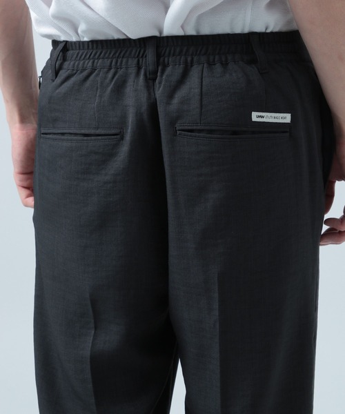 BAYFLOW(ベイフロー)の「〈セットアップ可〉UMW アンクルテーパードパンツ【吸水速乾・UVケア】(その他パンツ・メンズ・アイボリー/ブラック/カーキ/ネイビー/グレー・SMALL/MEDIUM/LARGE)」の21枚目の写真