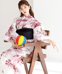 1人で着られる】セパレート浴衣 / 浴衣+作り帯セット（浴衣）｜one