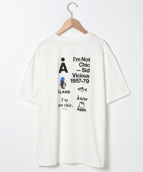 ALAND（エーランド）の「【UNISEX】ALAND／archive LOGO T 2907390（Tシャツ/カットソー・レディース・グレー/チャコール/オフホワイト・MEDIUM/LARGE）」の2枚目の写真