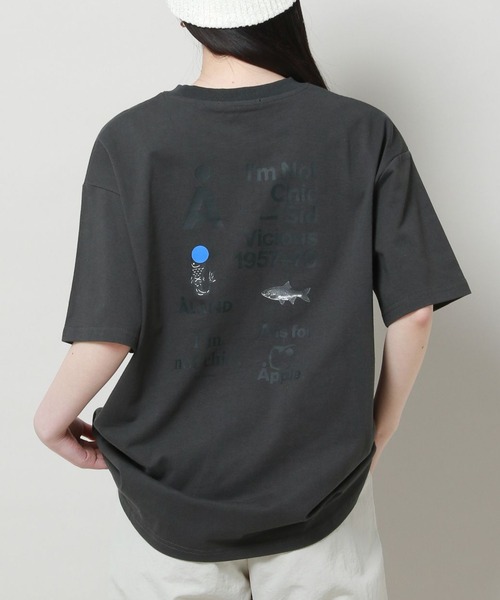 ALAND（エーランド）の「【UNISEX】ALAND／archive LOGO T 2907390（Tシャツ/カットソー・レディース・グレー/チャコール/オフホワイト・MEDIUM/LARGE）」の3枚目の写真