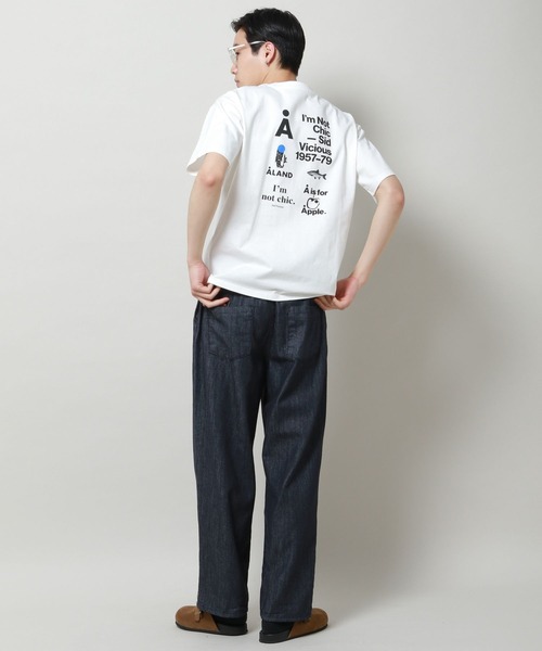 ALAND（エーランド）の「【UNISEX】ALAND／archive LOGO T 2907390（Tシャツ/カットソー・レディース・グレー/チャコール/オフホワイト・MEDIUM/LARGE）」の8枚目の写真