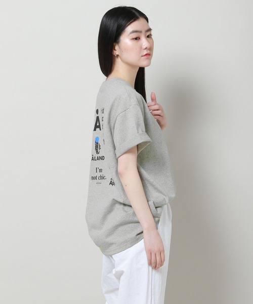 ALAND（エーランド）の「【UNISEX】ALAND／archive LOGO T 2907390（Tシャツ/カットソー・レディース・グレー/チャコール/オフホワイト・MEDIUM/LARGE）」の22枚目の写真