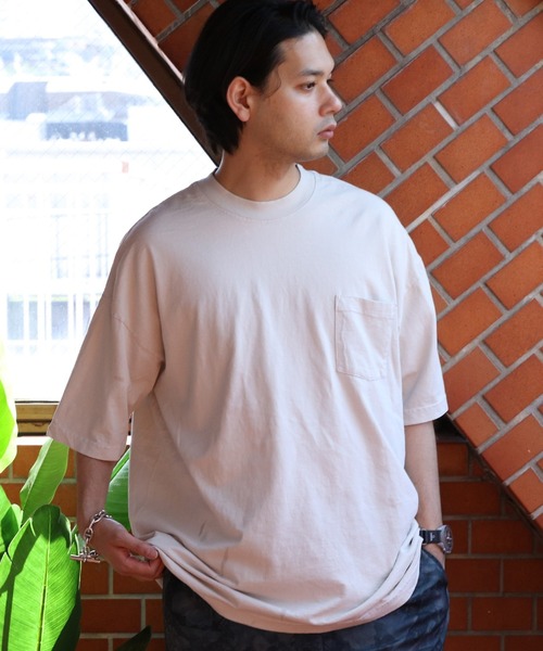 LOS ANGELES APPAREL(ロサンゼルスアパレル)の「LOS ANGELES APPAREL ガーメントポケットTシャツ(Tシャツ/カットソー・メンズ・ホワイト/レッド系その他/ネイビー/グレー系その他/ブラック系その他/ゴールド/オリーブ系/ブラック・MEDIUM/LARGE/X-LARGE)」の5枚目の写真