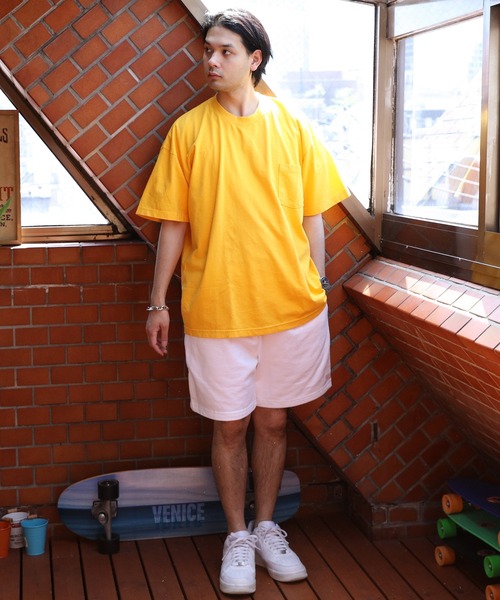 LOS ANGELES APPAREL(ロサンゼルスアパレル)の「LOS ANGELES APPAREL ガーメントポケットTシャツ(Tシャツ/カットソー・メンズ・ホワイト/レッド系その他/ネイビー/グレー系その他/ブラック系その他/ゴールド/オリーブ系/ブラック・MEDIUM/LARGE/X-LARGE)」の9枚目の写真