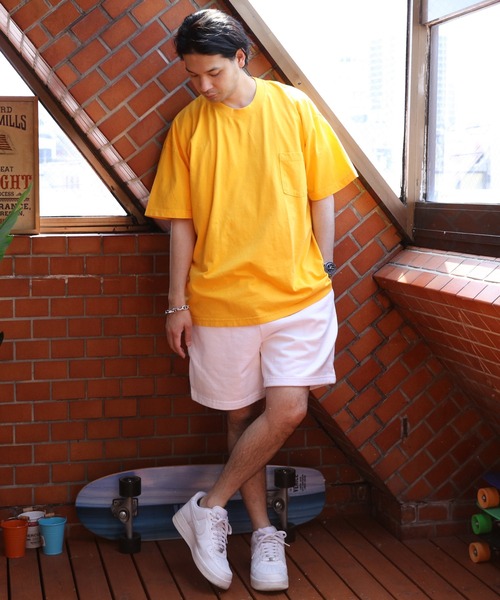 LOS ANGELES APPAREL(ロサンゼルスアパレル)の「LOS ANGELES APPAREL ガーメントポケットTシャツ(Tシャツ/カットソー・メンズ・ホワイト/レッド系その他/ネイビー/グレー系その他/ブラック系その他/ゴールド/オリーブ系/ブラック・MEDIUM/LARGE/X-LARGE)」の10枚目の写真