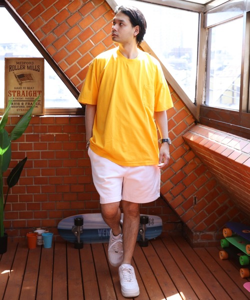LOS ANGELES APPAREL(ロサンゼルスアパレル)の「LOS ANGELES APPAREL ガーメントポケットTシャツ(Tシャツ/カットソー・メンズ・ホワイト/レッド系その他/ネイビー/グレー系その他/ブラック系その他/ゴールド/オリーブ系/ブラック・MEDIUM/LARGE/X-LARGE)」の11枚目の写真