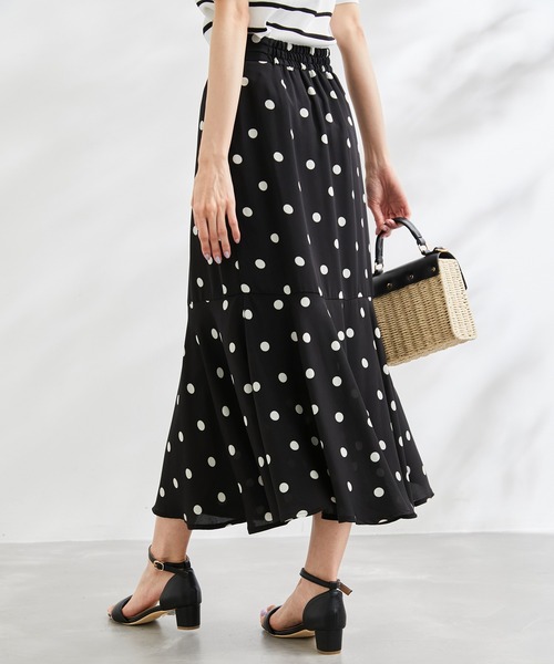 ROPE' PICNIC（ロペピクニック）の「リンクコーデ /ドットマーメイドスカート（スカート・レディース・キナリ/ベージュ/チャコールグレー/ブラック・36/38）」の13枚目の写真