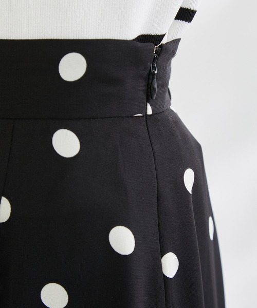 ROPE' PICNIC（ロペピクニック）の「リンクコーデ /ドットマーメイドスカート（スカート・レディース・キナリ/ベージュ/チャコールグレー/ブラック・36/38）」の11枚目の写真