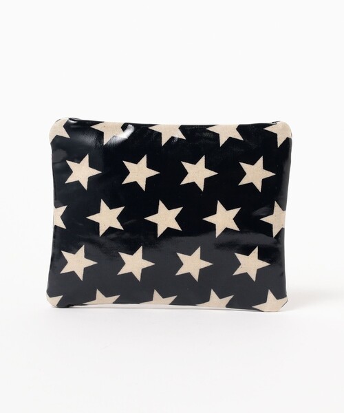 Ray BEAMS（レイビームス）の「Ray BEAMS / 星柄 横 フラットポーチ（ポーチ・レディース・ネイビー・ONE SIZE）」の2枚目の写真