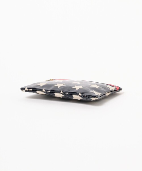 Ray BEAMS（レイビームス）の「Ray BEAMS / 星柄 横 フラットポーチ（ポーチ・レディース・ネイビー・ONE SIZE）」の3枚目の写真