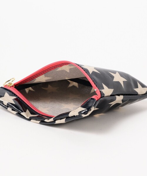 Ray BEAMS（レイビームス）の「Ray BEAMS / 星柄 横 フラットポーチ（ポーチ・レディース・ネイビー・ONE SIZE）」の4枚目の写真