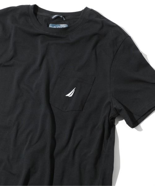 NAUTICA(ノーティカ)の「【NAUTICA】SS Ancher Pocket Tee NTC41050(Tシャツ/カットソー・メンズ・ブラック/ネイビー/ホワイト・M/XL/L)」の2枚目の写真