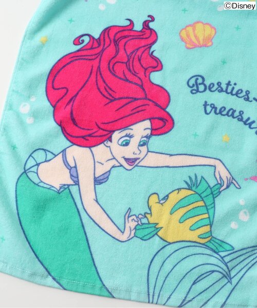 Disney（ディズニー）の「ディズニー　コンパクトバスタオル　アリエル（スイムグッズ・キッズ・ブルー/ピンク・FREE）」の14枚目の写真