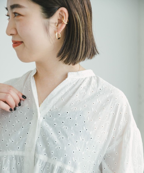 ITEMS URBANRESEARCH(アイテムズ アーバンリサーチ)の「レースティアードブラウス(シャツ/ブラウス・レディース・ブラック/オフホワイト・FREE)」の18枚目の写真