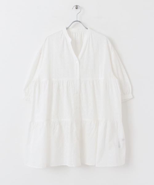 ITEMS URBANRESEARCH(アイテムズ アーバンリサーチ)の「レースティアードブラウス(シャツ/ブラウス・レディース・ブラック/オフホワイト・FREE)」の22枚目の写真