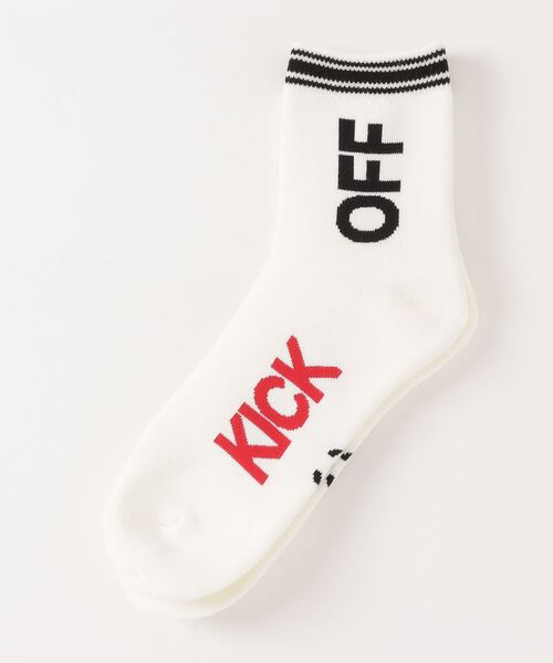 ROYAL FLASH（ロイヤルフラッシュ）の「NAVY ROOTS/ネイビールーツ/KICK OFF（ソックス/靴下・メンズ・ピンク/ホワイト/イエロー/ブラック・F）」の2枚目の写真