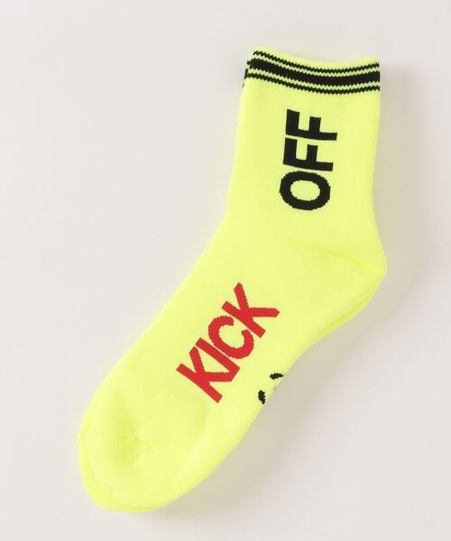 ROYAL FLASH（ロイヤルフラッシュ）の「NAVY ROOTS/ネイビールーツ/KICK OFF（ソックス/靴下・メンズ・ピンク/ホワイト/イエロー/ブラック・F）」の7枚目の写真