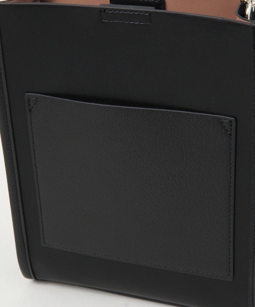 RAGEBLUE（レイジブルー）の「【THEIRB/ゼアーブ】シンセティックレザー/デコメタルスクエアショルダーバッグ（ショルダーバッグ・メンズ・ブラック・FREE）」の7枚目の写真