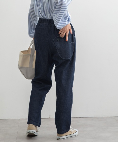 POU DOU DOU（プードゥドゥ）の「とりポケットパンツ（その他パンツ・レディース・カーキ/ブラック/ベージュ/インディゴブルー/ダークグレー/ミント/ブルー系その他/グレー系その他/ブルー・3）」の8枚目の写真