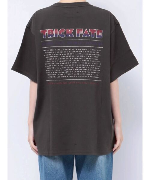 jouetie（ジュエティ）の「グランジBIGTシャツ（Tシャツ/カットソー・レディース・ブラック/パープル/アイボリー・MEDIUM）」の9枚目の写真