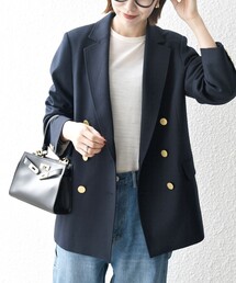 SHIPS（シップス）の「SHIPS any:〈洗濯機可能〉アイビー ブレザー ダブル ジャケット（テーラードジャケット）」