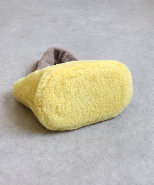 COLDE (コルデ)の「フェイクファーバイカラートートバッグ(トートバッグ・レディース・サックスブルー/イエロー/チャコールグレー/パープル・FREE)」の21枚目の写真