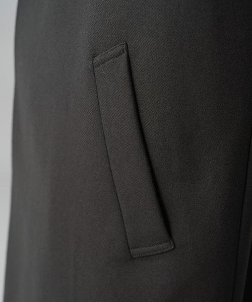 MAISON SPECIAL（メゾンスペシャル）の「《UNISEX》スーパー170プライムオーバーメルトンチェスターコート/Super170s Prime-Over Melton Chesterfield Coat【MAISON SPECIAL/メゾンスペシャル】（チェスターコート・メンズ・ネイビー/ブラック/チャコールグレー/グレイッシュベージュ・0/1/2）」の16枚目の写真