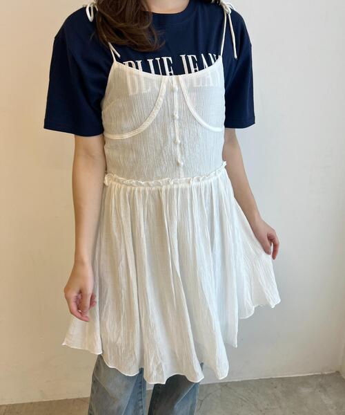 PHILLY(フィリー)の「刺繍ロゴショートTシャツ(Tシャツ/カットソー・レディース・ネイビー/ホワイト・FREE)」の13枚目の写真