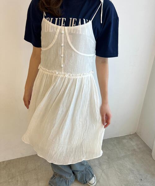 PHILLY(フィリー)の「刺繍ロゴショートTシャツ(Tシャツ/カットソー・レディース・ネイビー/ホワイト・FREE)」の14枚目の写真